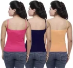 Pack Of 3 Girl Multicolor Tank Top/Vest - Image 2