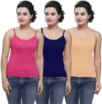 Pack Of 3 Girl Multicolor Tank Top/Vest