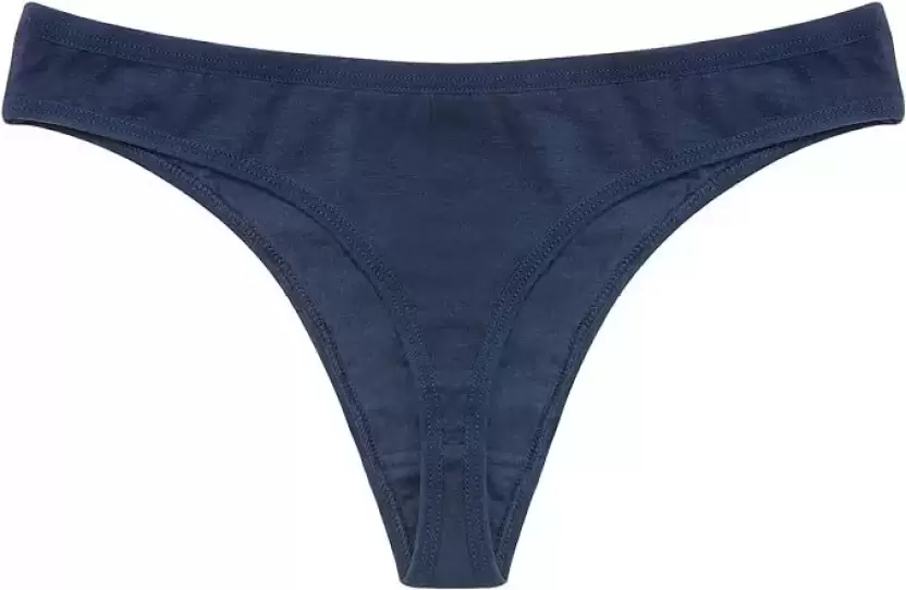 Pack of 5 Women Thong Multicolor Panty1 Pack of 5 Women Thong Navy Blue - Image 1