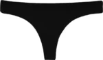 Pack of 2 Women Thong Black Panty - Image 2