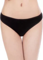 Women Thong Black Panty