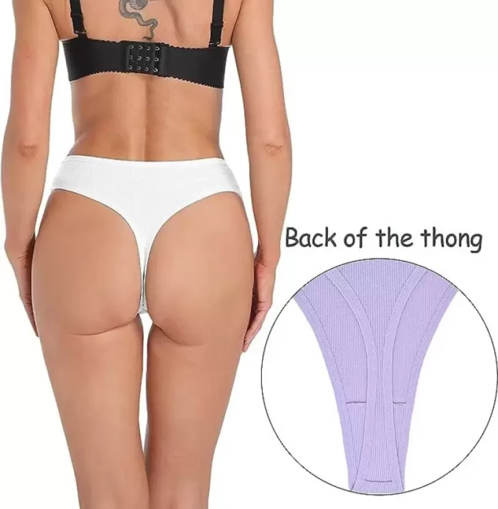 Women Thong White Panty - Image 2