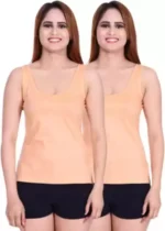 Pack Of 2 Girl Skin Tank Top/Vest