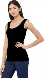 Pack Of 3 Girl Black Tank Top/Vest - Image 2