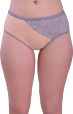 Women  Brazilian Silver Panty