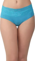 Women Brazilian Sky Blue Panty - Image 2