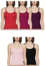 Pack of 5 Multicolor Tank Top/Vest