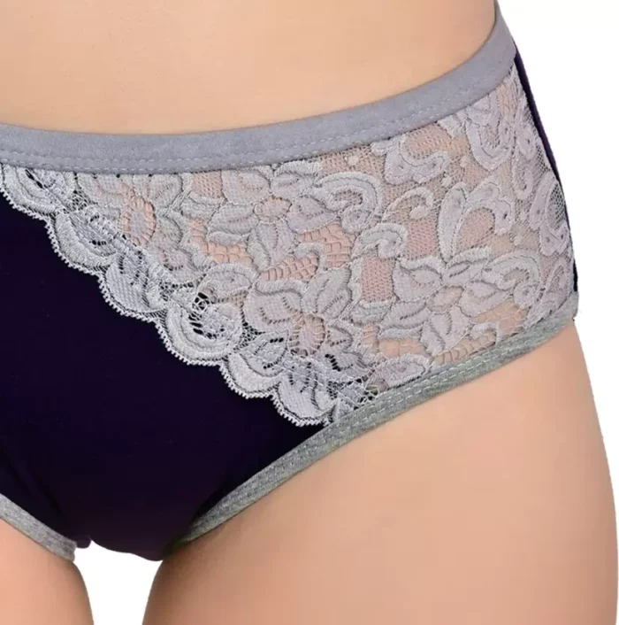 Women Half Net Black Panty - Image 5