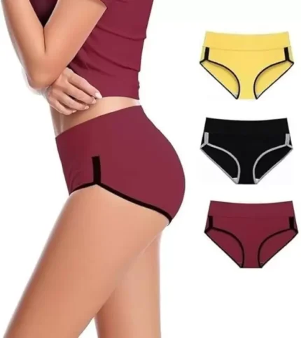 Pack of 3 Women High Waist Hipster Multicolor Panty