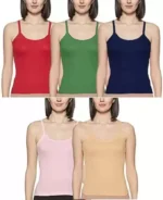 Pack of 5 Multicolor Tank Top/Vest