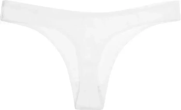 Pack of 6 Women Thong White Panty - Image 2