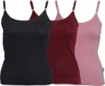 Pack Of 3 Girl Multicolor Tank Top/Vest